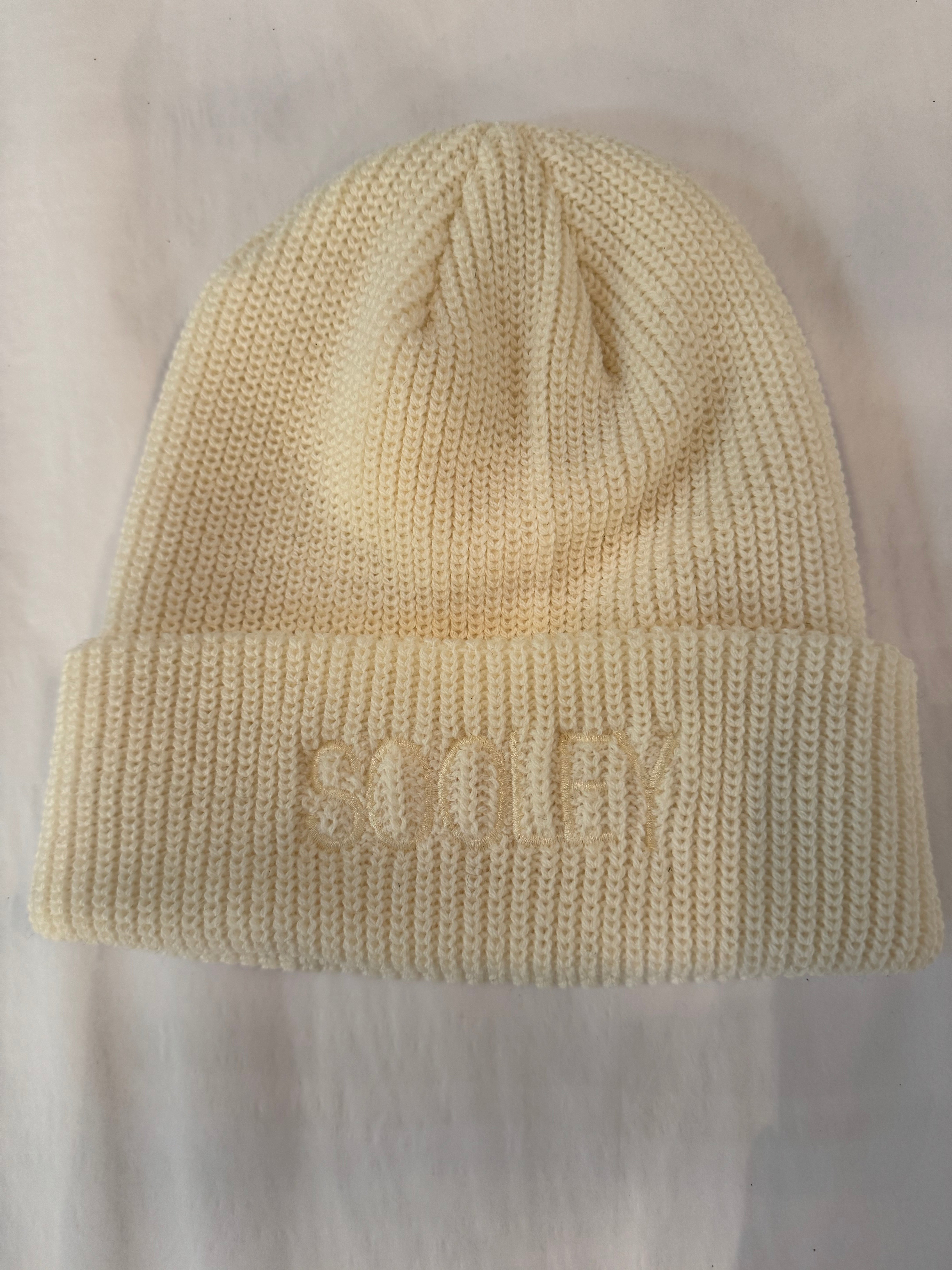 Embroidered Merino Wool Hat