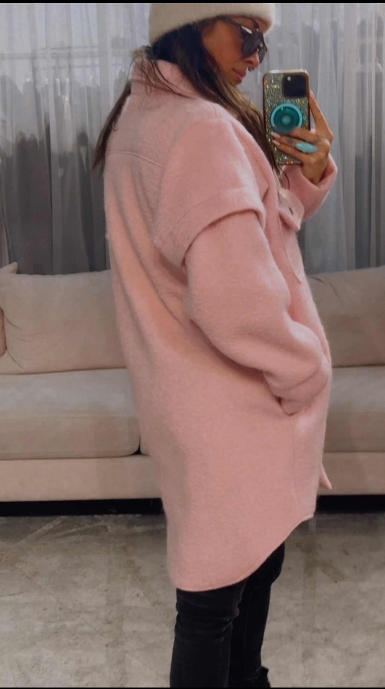 1 of 1 Pink Heidi Coat