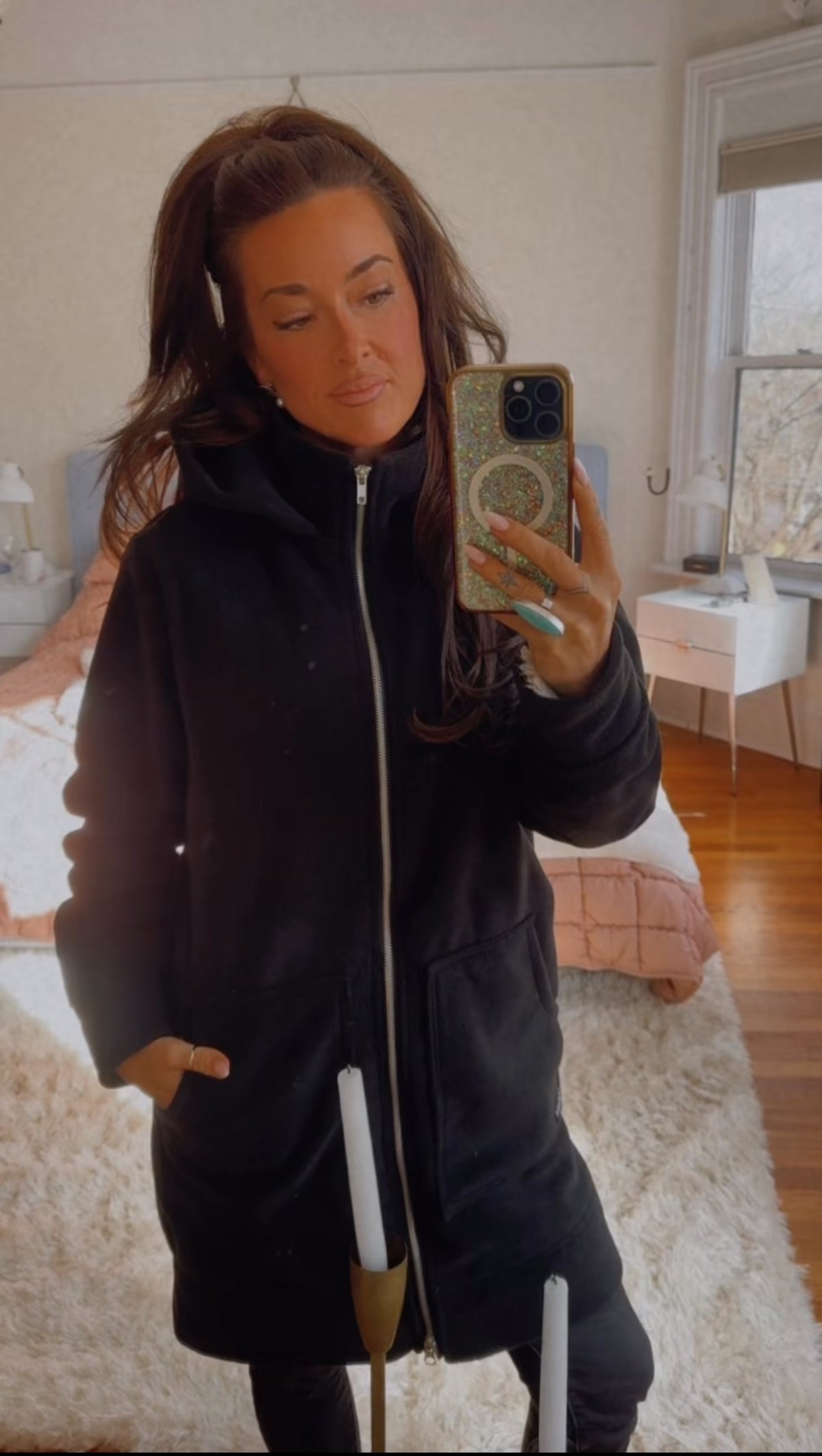 Cocoon Zip-Up Hoodie