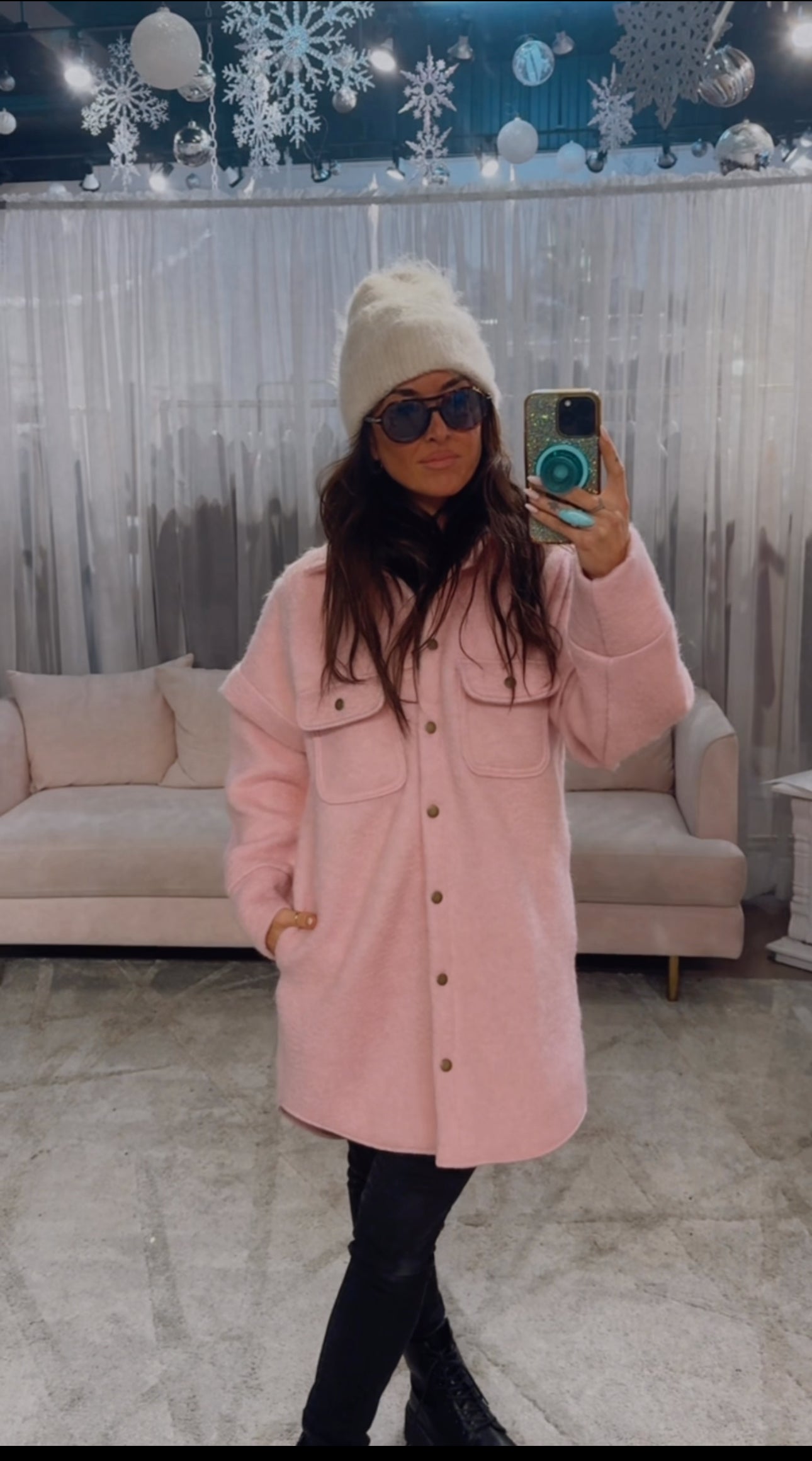 1 of 1 Pink Heidi Coat