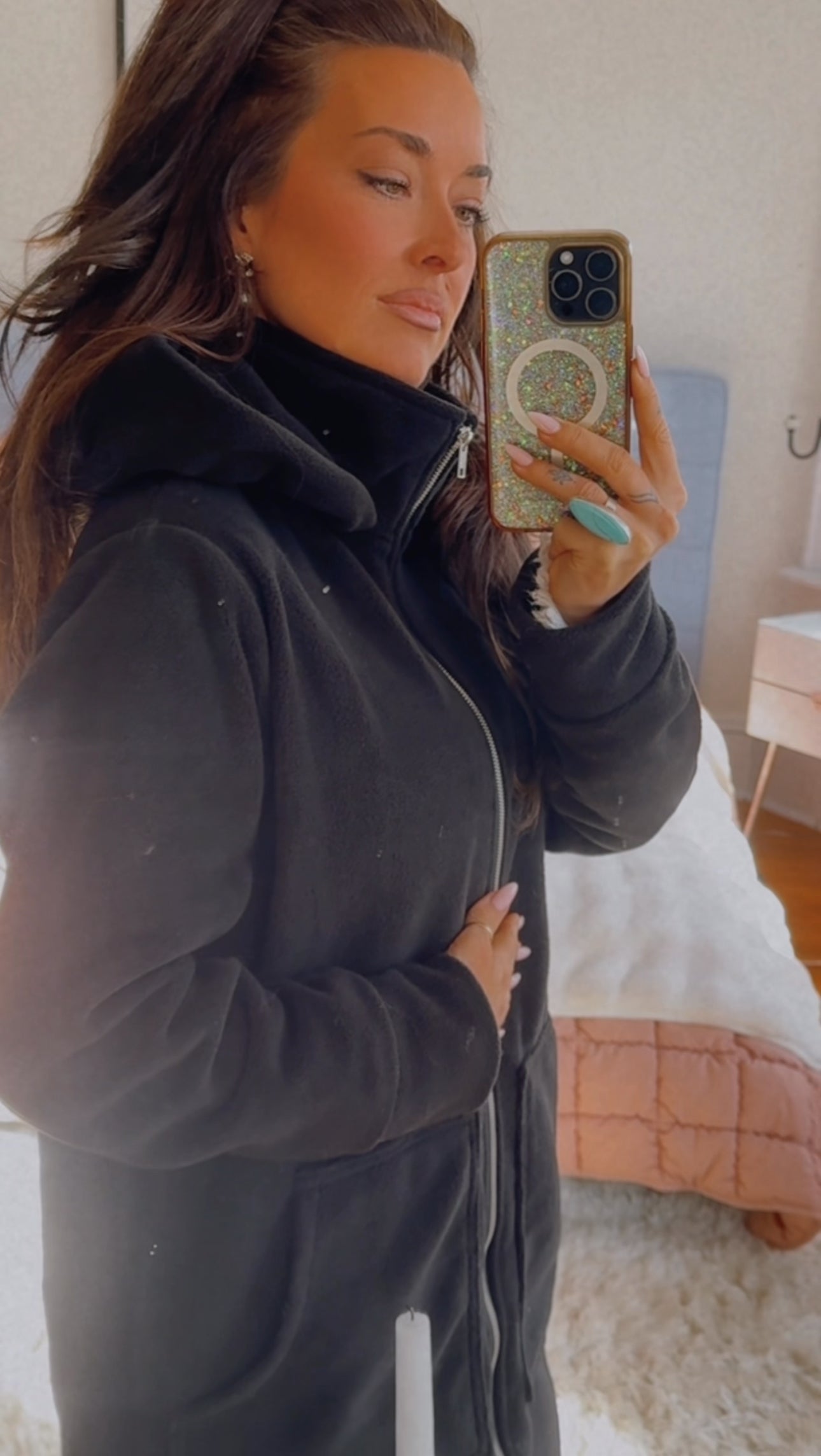 Cocoon Zip-Up Hoodie