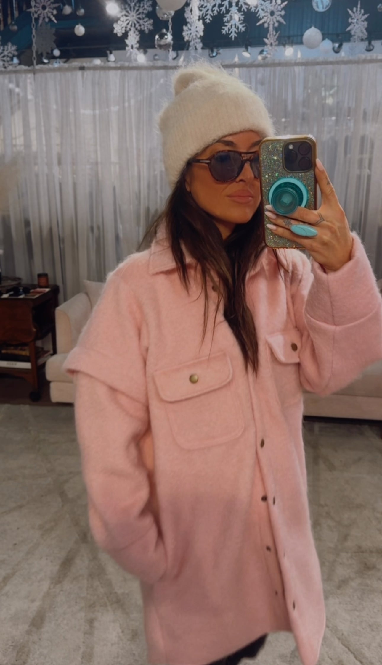 1 of 1 Pink Heidi Coat