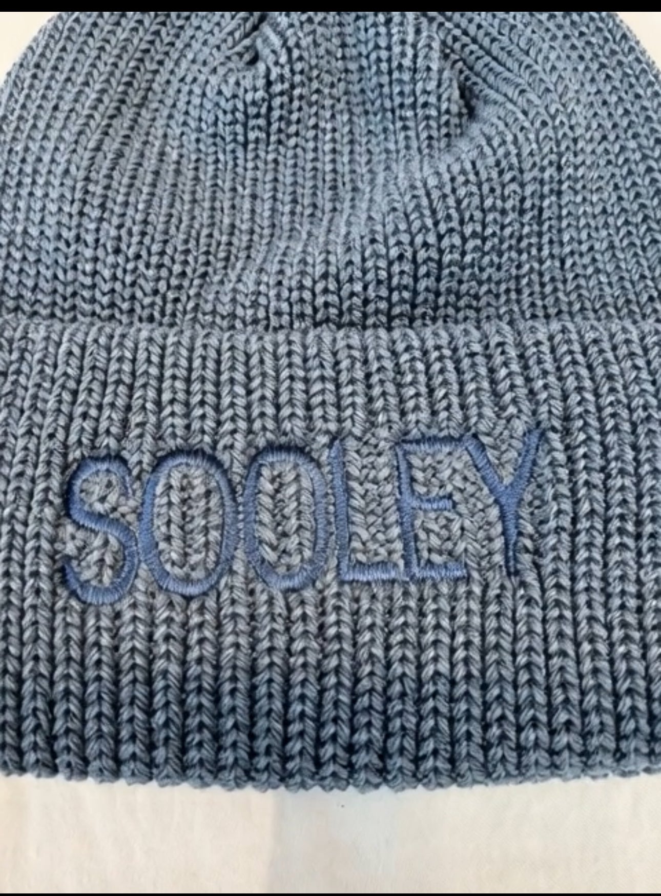 Embroidered Merino Wool Hat