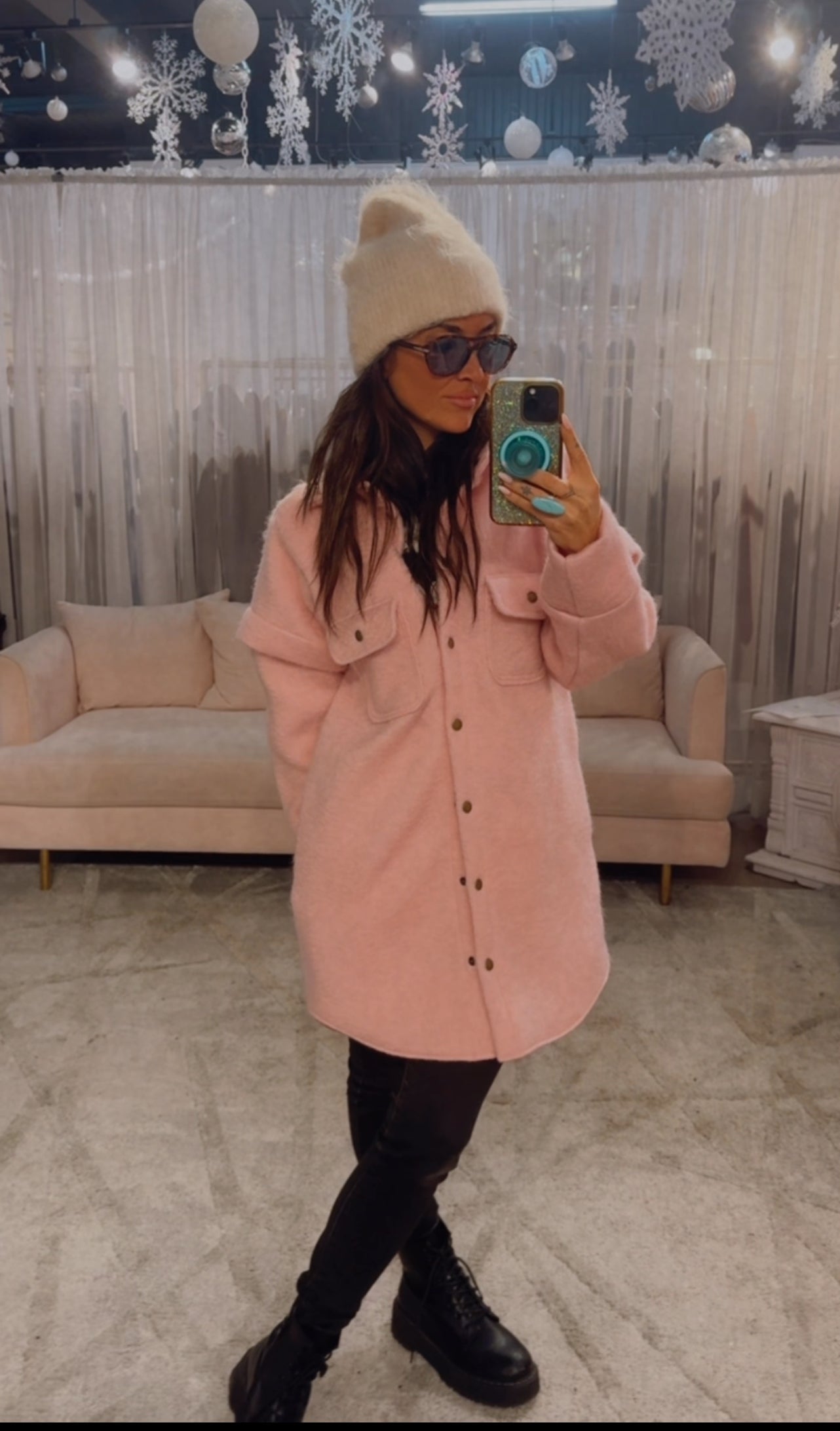 1 of 1 Pink Heidi Coat