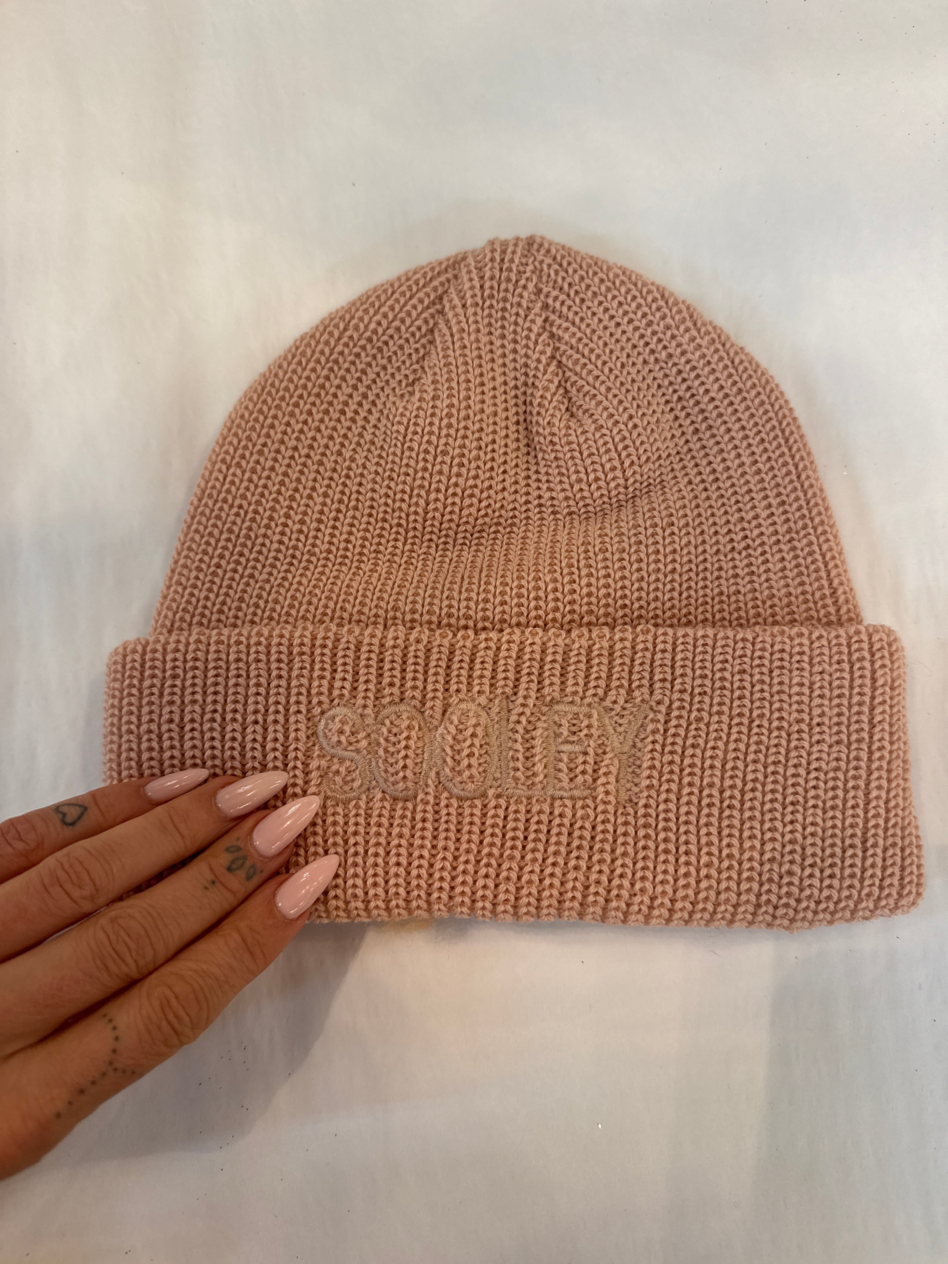 Embroidered Merino Wool Hat