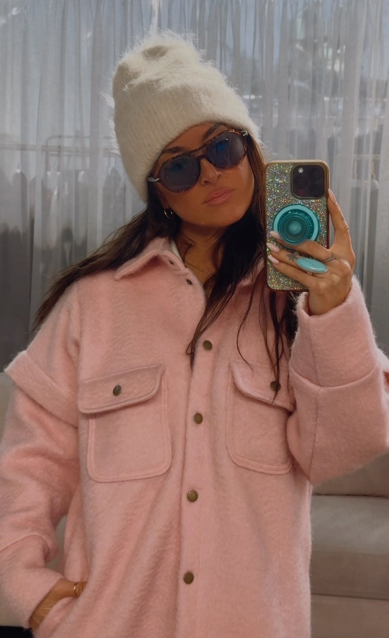 1 of 1 Pink Heidi Coat