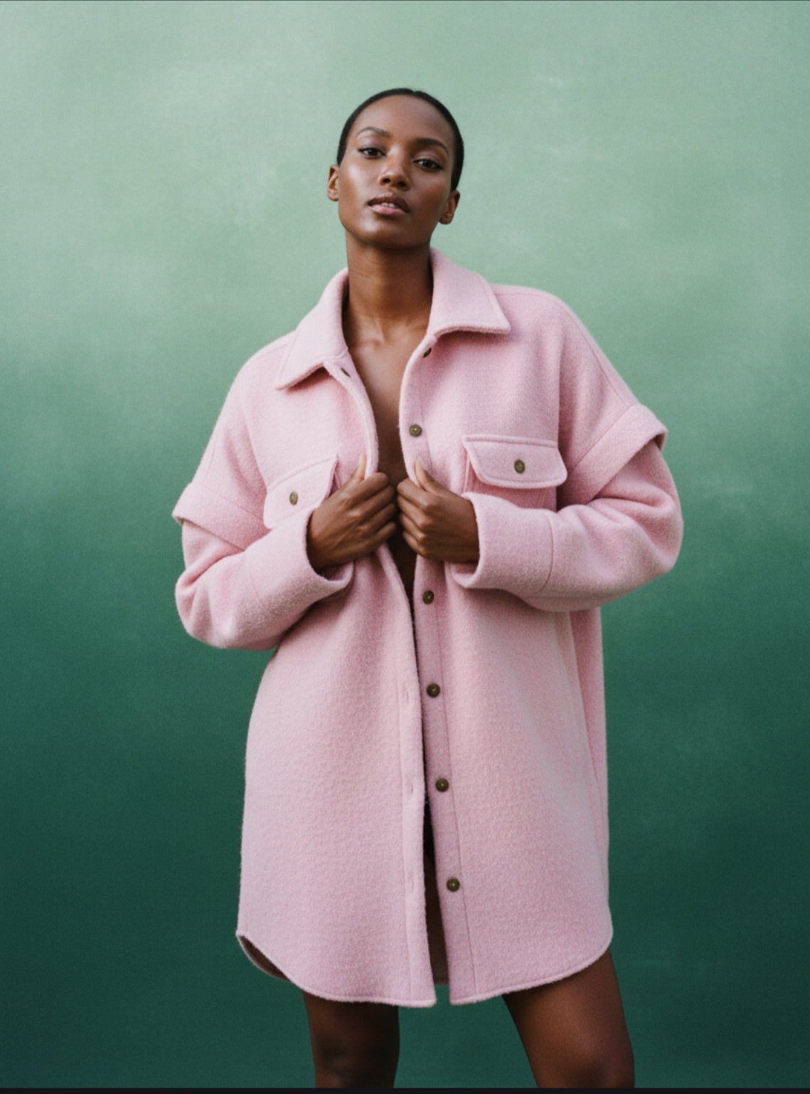 1 of 1 Pink Heidi Coat
