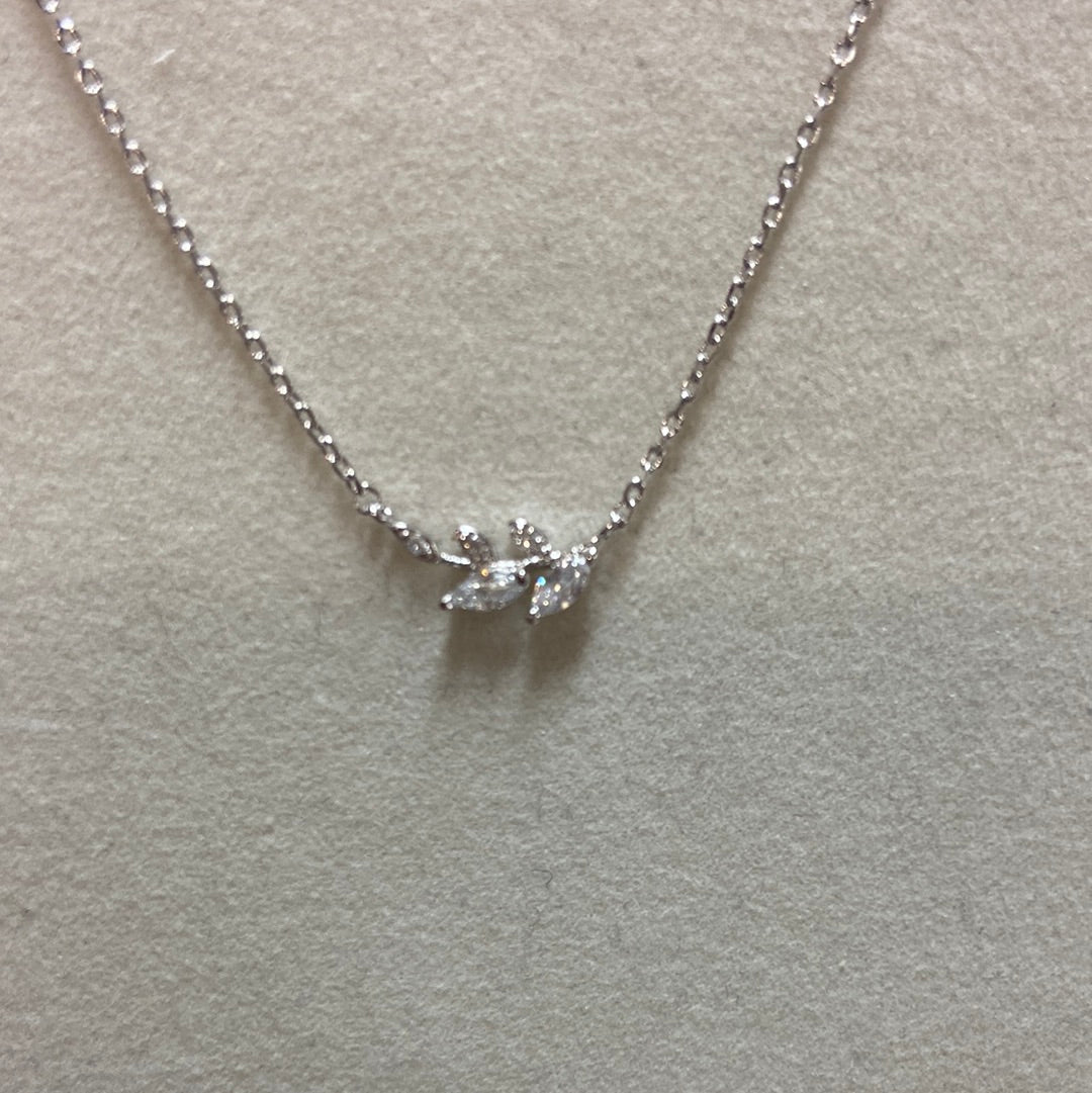Gold Dipped Cubic Zircona Necklace