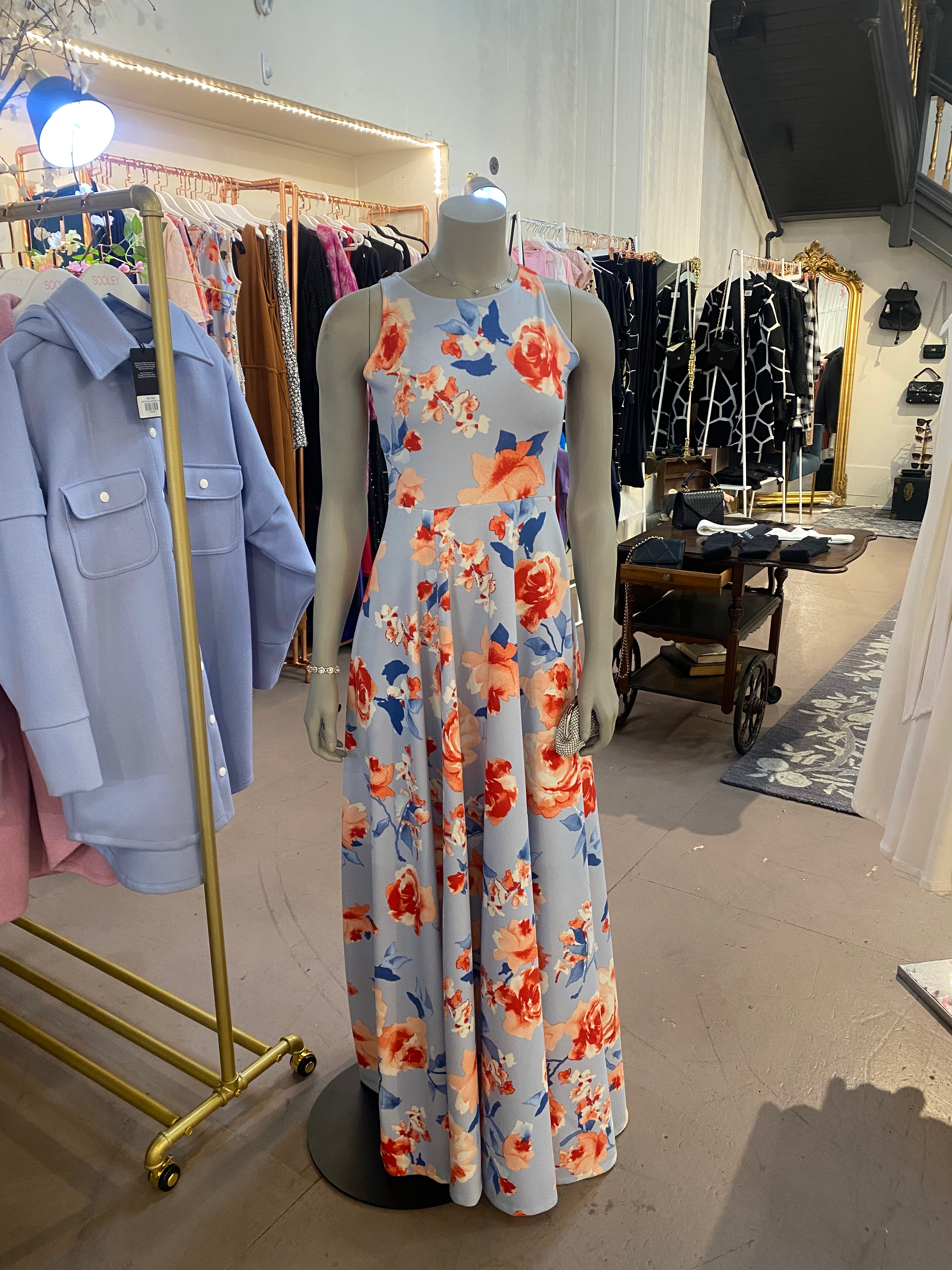 Megan dress floor length