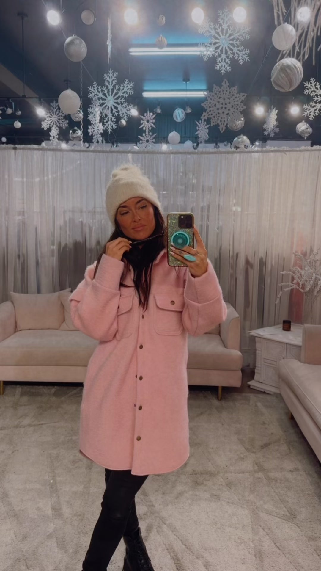 1 of 1 Pink Heidi Coat