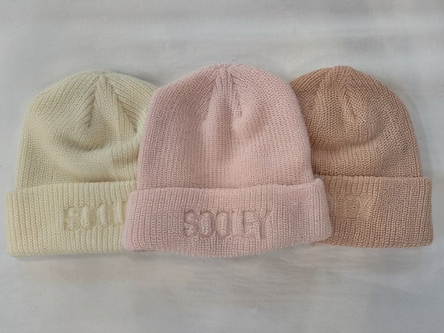 Embroidered Merino Wool Hat