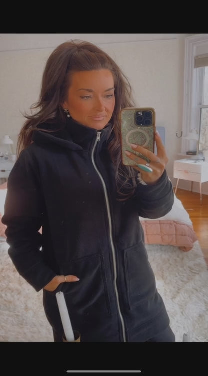 Cocoon Zip-Up Hoodie