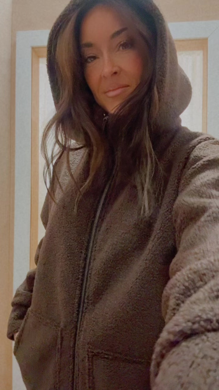 Cocoon Zip-Up Hoodie