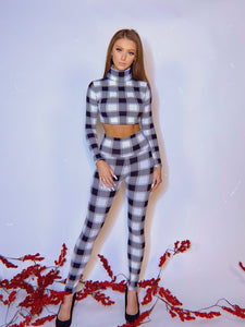 Crop Mock Neck