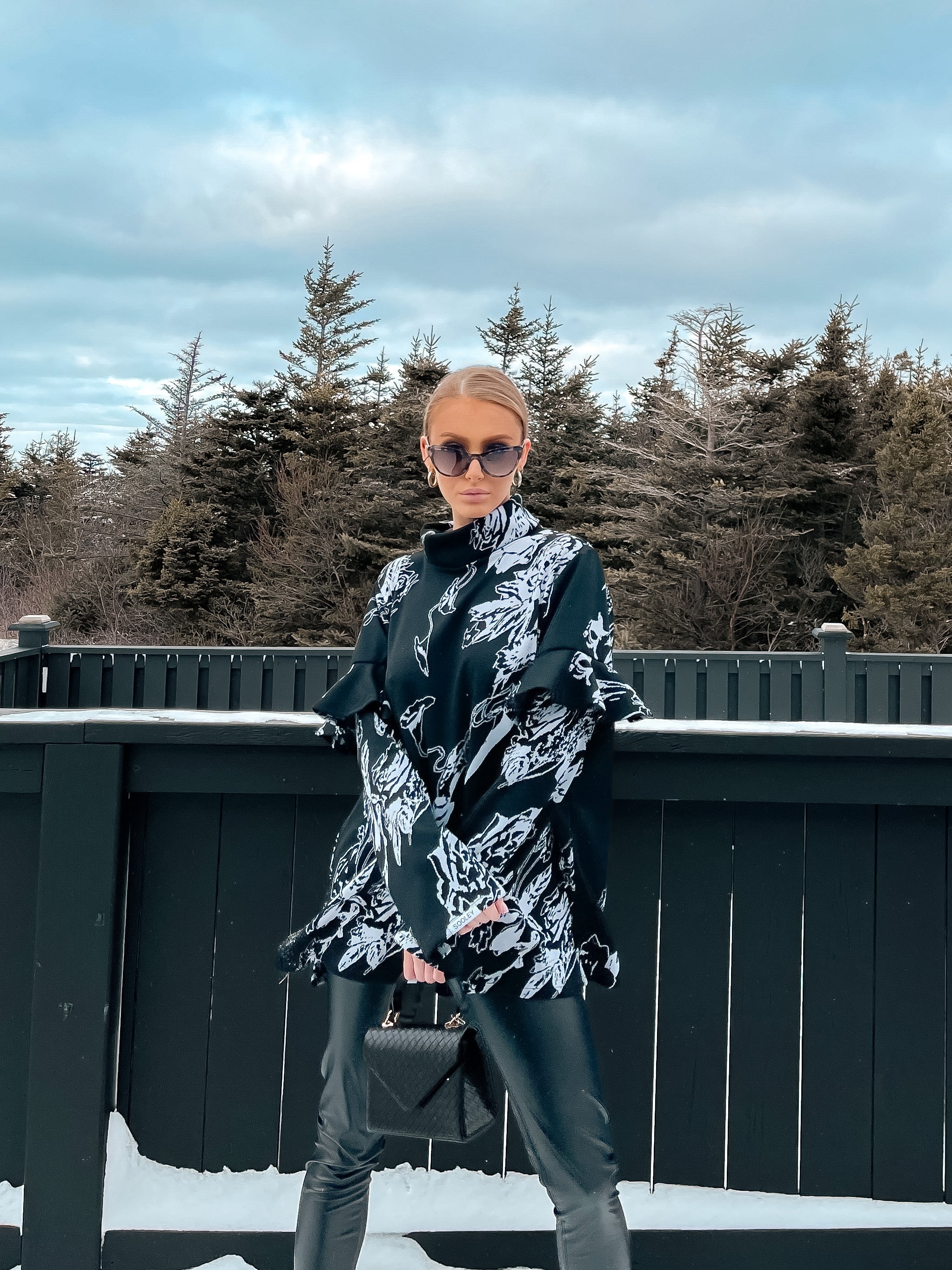 Floral Penny Sweater