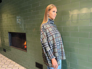 Green Plaid Leyda Sweater